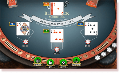 what does surrending do in blackjack