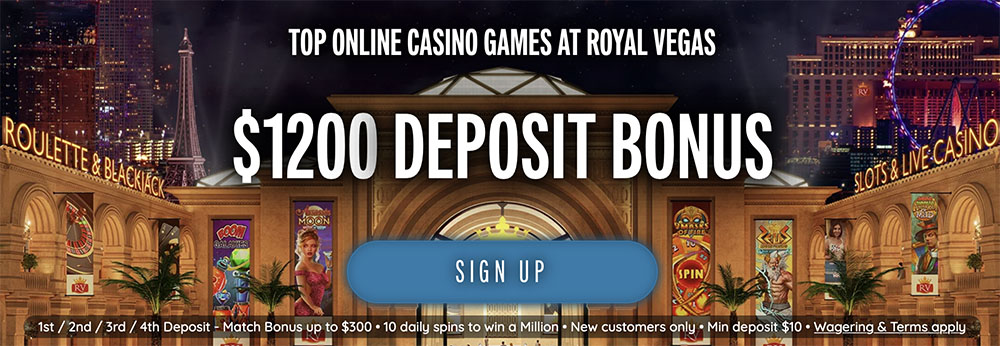 Royal Vegas Casino welcome offer